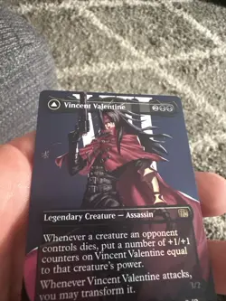 Magic The Gathering Vincent Valentine (Borderless) Final Fantasy Foil - Image 2