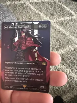 Magic The Gathering Vincent Valentine (Borderless) Final Fantasy Foil - Image 3