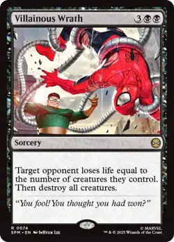 Villainous Wrath Marvel's Spider-Man MTG #74 Regular - Image 1