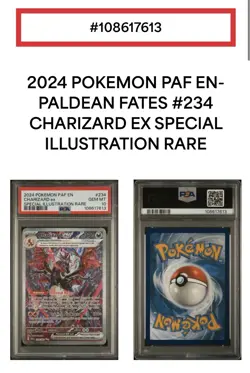 Pokemon Charizard ex Paldean Fates Special Illustration Rare #234 PSA 10 - Image 3