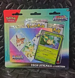 Pokemon TCG: Prismatic Evolutions Tech Sticker Collection - Leafeon - Image 1