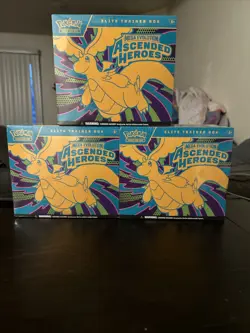 Pokemon Ascended Heroes Elite Trainer Box ETB BRAND NEW SEALED! Lot Of 3 - Image 1