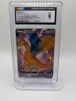 pokemon-Charizard V Champion's Path 2020 ETB Promo SWSH050 CGC Graded 9 MINT✅ - Image 1