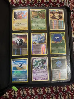 Pokemon TCG Card Lot Binder Collection Holo/Reverse/Common BONUS TOPLOAD PACK - Image 2