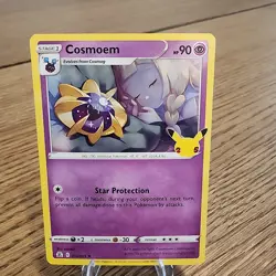 Cosmoem Holo Rare Pokemon TCG 14/25 Celebrations 25th Anniversary Card 014/025 - Image 1