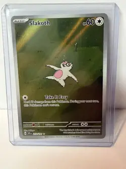 Pokemon TCG Slakoth 212/191SV08: Surging Sparks Holo Illustration Rare - Image 1