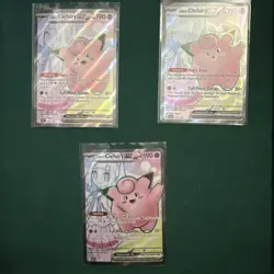Pokemon TCG Lillie's Clefairy EX Journey Together Lot Of 3 - Image 1