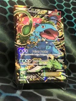 Pokemon 2016 Venusaur EX XY123 XY Holo Full Art Black Star Promo Pokemon TCG - Image 2