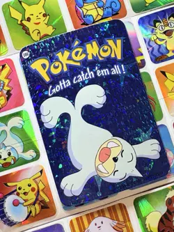 Pokemon Charizard Vintage Pocket Monsters Vending HOLO Prism Sticker 99 Nintendo - Image 1