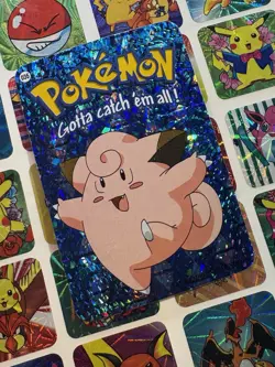 Pokemon Holo Vintage Pocket Monsters Vending Prism Sticker Nintendo collections - Image 4