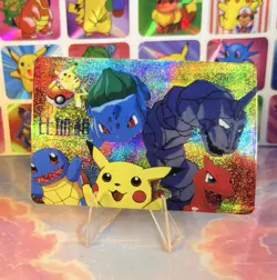 Pokemon HOLO Vintage Pocket Monsters Vending Prism Sticker 1998 Nintendo - Image 3