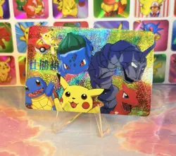 Pokemon HOLO Vintage Pocket Monsters Vending Prism Sticker 1998 Nintendo - Image 4