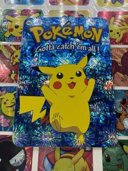 Pokemon Pikachu Holo Vintage Pocket Monsters Vending Prism Sticker Nintendo 2000 - Image 1