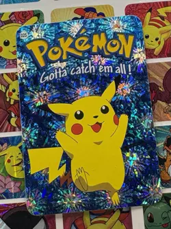 Pokemon Pikachu Holo Vintage Pocket Monsters Vending Prism Sticker Nintendo 2000 - Image 2
