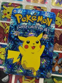 Pokemon Pikachu Holo Vintage Pocket Monsters Vending Prism Sticker Nintendo 2000 - Image 4