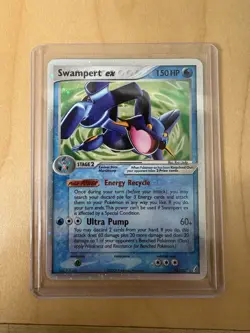 Pokemon Swampert ex 98/100 EX Crystal Guardians Ultra Rare Holo 150 HP - Image 1