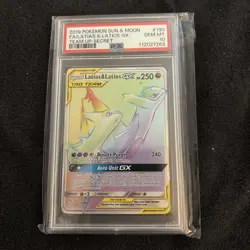 2019 Pokemon Latias & Latios GX Secret Team Up 190/181 PSA 10 GEM MT - Image 1