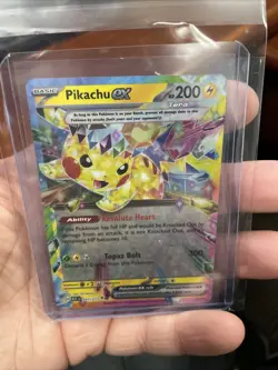 The Pokemon Company Pikachu ex 057/191 Sv08 HP200 Holo Double Rare EX - Image 1