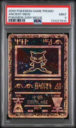 2000 POKEMON GAME MOVIE POKEMON 2000 MOVIE ANCIENT MEW PSA 9 - Image 1