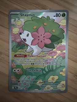 2025 Pokemon Destined Rivals Shaymin #185/182 - Image 1
