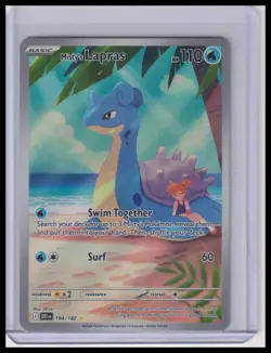 Pokemon TCG Misty's Lapras Destined Rivals 194/182 Mint Condition - Image 1