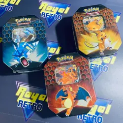 Pokemon TCG Hidden Fates Tin Set of 3 Charizard, Gyarados & Raichu 🌟 New Sealed - Image 2