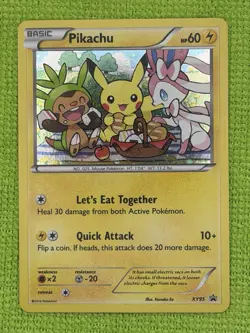 Pokemon XY "Pikachu" XY95 / Black Star Promo / Near Mint - Image 1