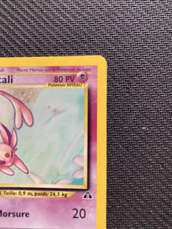Pokemon TCG Espeon Mentali Neo Discovery French Language Unlimited 1/75 - Image 5