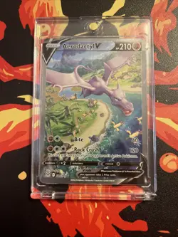 Pokemon TCG Aerodactyl V #180 Lost Origin Alternate Full Art Secret Rare - Image 2
