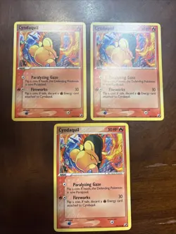 Pokemon TCG Cyndaquil EX Unseen Forces 54/115 (3) - Image 1
