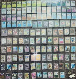 HUGE 135 Pokemon Foil Lot – ALL With Semi-rigid or Top-loader Protection – $0.99 - Image 1