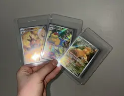 HUGE 135 Pokemon Foil Lot – ALL With Semi-rigid or Top-loader Protection – $0.99 - Image 3