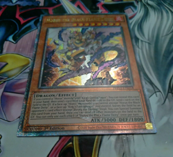 Horus the Black Flame Deity Quarter Century Secret Rare English YuGiOh NM - Image 3
