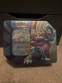 Pokemon Walking WakeEX Tin Factory Sealed 5 Booster Packs 1 Promo Card New TCG - Image 1