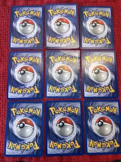 Vintage Card Lot NEO GENESIS x9 Vintage HP-LP Pokemon Card Binder Collection Set - Image 2