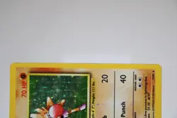 1999 Pokemon Base Set Unlimited Holo Card: Hitmonchan (7/102) - Creased/Damaged - Image 3