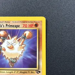 Brock's Primeape 35/132 Gym Challenge Non-Holo Pokemon Card Near Mint NM - Image 4