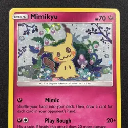 Mimikyu SM163 SM Holo Promo Pokemon Card NM/LP - Image 2