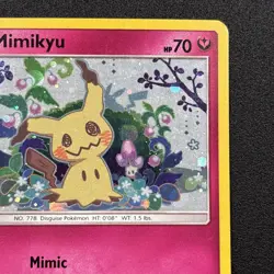Mimikyu SM163 SM Holo Promo Pokemon Card NM/LP - Image 4