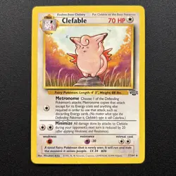 Clefable 17/64 Jungle Non-Hil Vintage Pokemon Card WOTC Near Mint NM - Image 1
