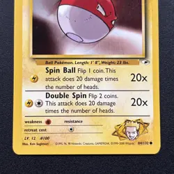 Lt. Surge's Voltorb 084/132 Gym Heroes Non-Holo Card Near Mint NM - Image 3