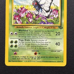 Butterfree 33/64 Jungle Non-Holo WOTC Wizards Pokemon Card Near Mint NM - Image 3