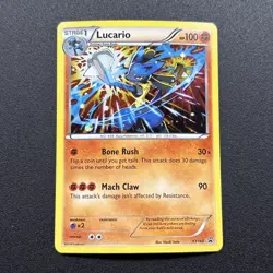 Lucario XY140 XY Holo Black Star Promo Pokemon Card Near Mint NM - Image 1