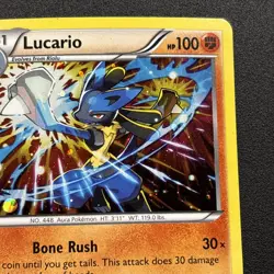 Lucario XY140 XY Holo Black Star Promo Pokemon Card Near Mint NM - Image 4
