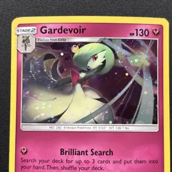 Gardevoir 141/214 Sm-Lost Thunder Holo Poke Card Near Mint NM - Image 2