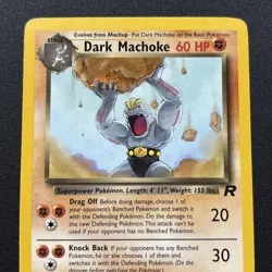 Dark Machoke 40/82 Team Rocket Non-Holo Pokemon Card Wizards Near Mint NM - Image 2