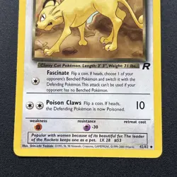 Dark Persian 42/82 Team Rocket Non-Holo Pokemon Card Wizards Near Mint NM - Image 3