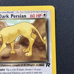 Dark Persian 42/82 Team Rocket Non-Holo Pokemon Card Wizards Near Mint NM - Image 4