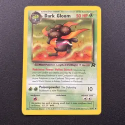 Dark Gloom 36/82 Team Rocket Non-Holo Pokemon Card Wizards Near Mint NM - Image 1