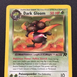 Dark Gloom 36/82 Team Rocket Non-Holo Pokemon Card Wizards Near Mint NM - Image 2
